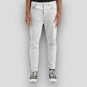 Ksubi Men's Bullet ++ Relaxed Full Length Jean in Gray White. Sz: 36